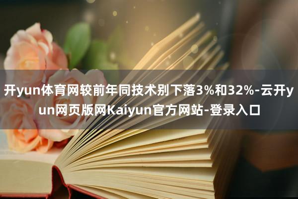 开yun体育网较前年同技术别下落3%和32%-云开yun网页版网Kaiyun官方网站-登录入口